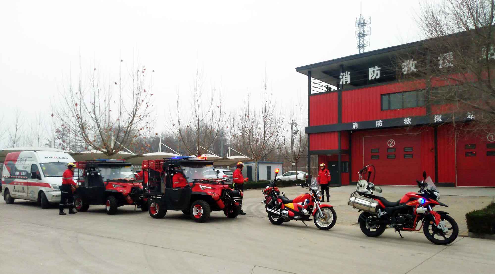 Our company was invited to participate in the 2019 Shandong Province large-scale commercial complex fire fighting emergency drill